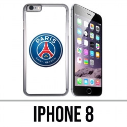 Funda iPhone 8 - Logo Psg Fondo blanco