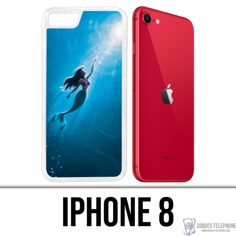 Coque iPhone 8 - La Petite Sirène Océan