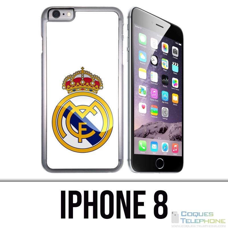 Coque iPhone 8 - Logo Real Madrid