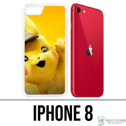 Funda para iPhone 8 - Pikachu Detective