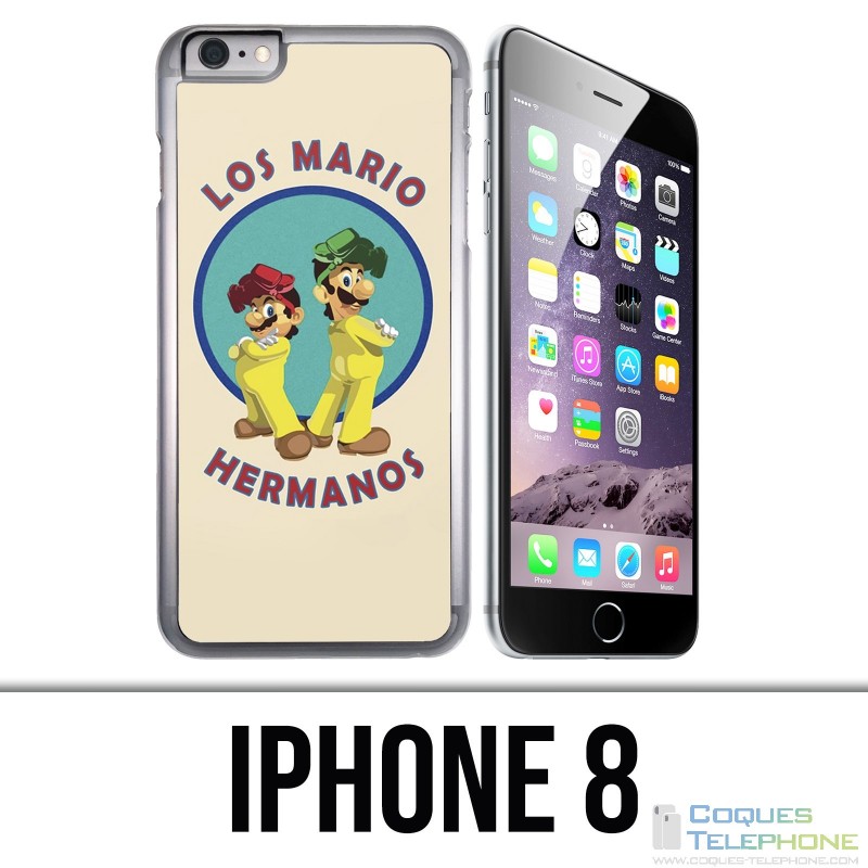 Funda iPhone 8 - Los Mario Hermanos