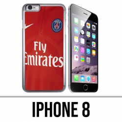 Custodia per iPhone 8 - Jersey rosso Psg