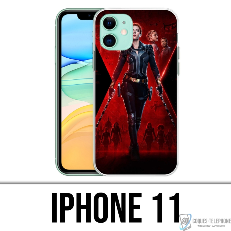 Custodia per iPhone 11 - Poster di vedova nera