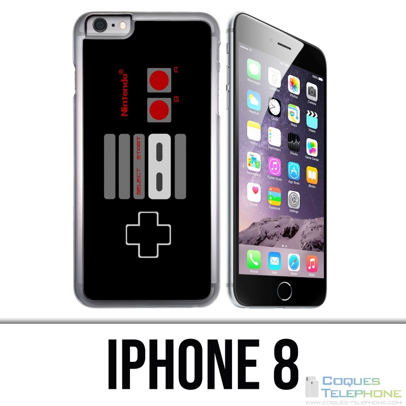 Coque iPhone 8 - Manette Nintendo Nes