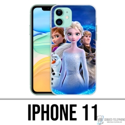 Coque iPhone 11 - La Reine Des Neiges 2 Personnages