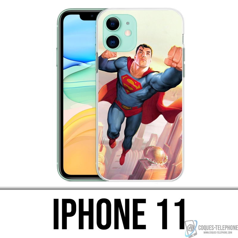 Custodia per iPhone 11 - Superman Man Of Tomorrow