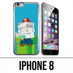 Coque iPhone 8 - Mario Humour