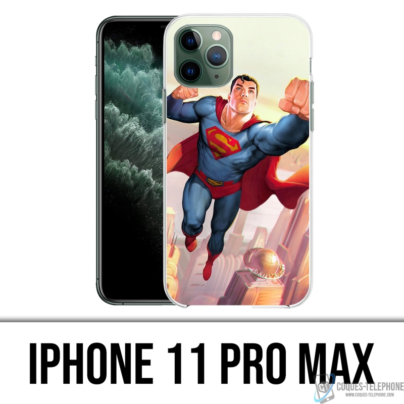 Coque iPhone 11 Pro Max - Superman Man Of Tomorrow