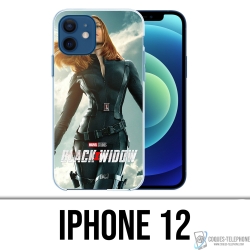 Coque iPhone 12 - Black Widow Movie