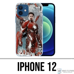 Custodia per iPhone 12 - Iron Man Comics Splash