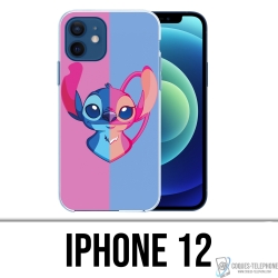 Funda para iPhone 12 - Stitch Angel Heart Split