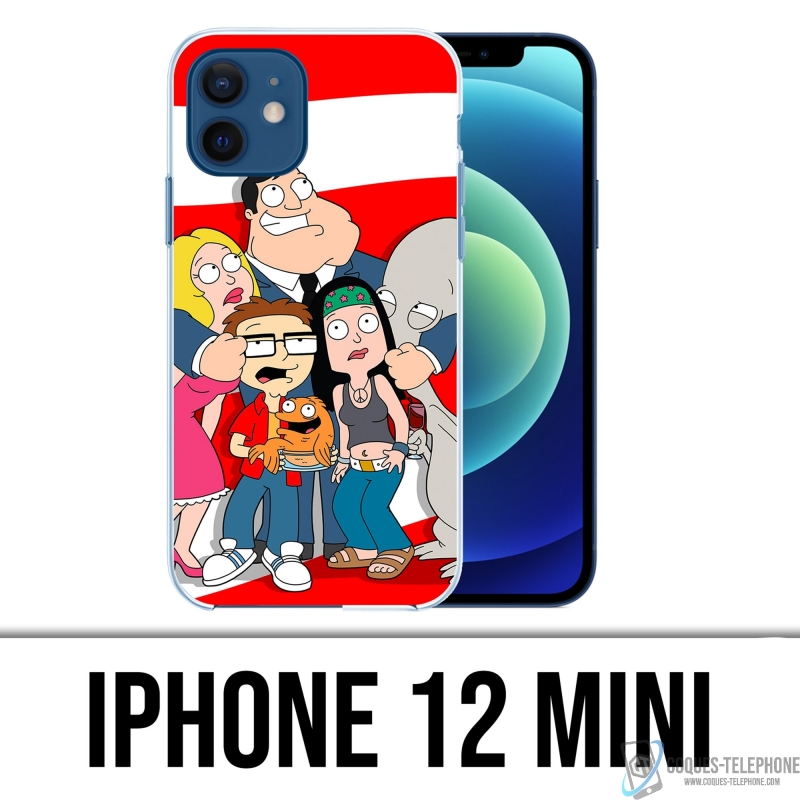 Custodia mini per iPhone 12 - American Dad