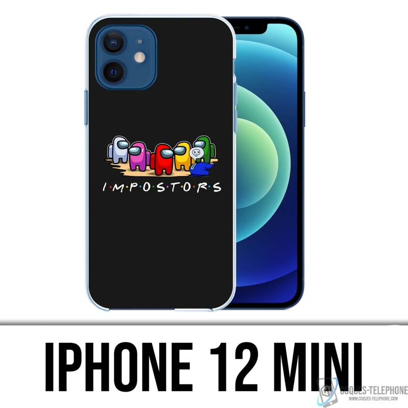 Custodia mini per iPhone 12 - Between Us Impostors Friends