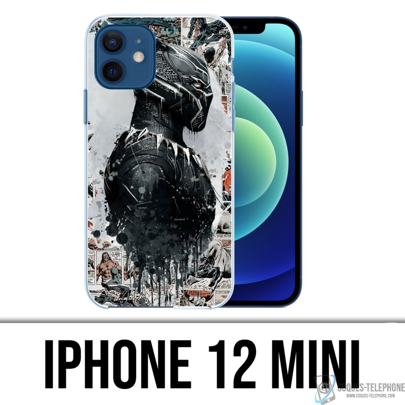 Custodia mini per iPhone 12 - Black Panther Comics Splash