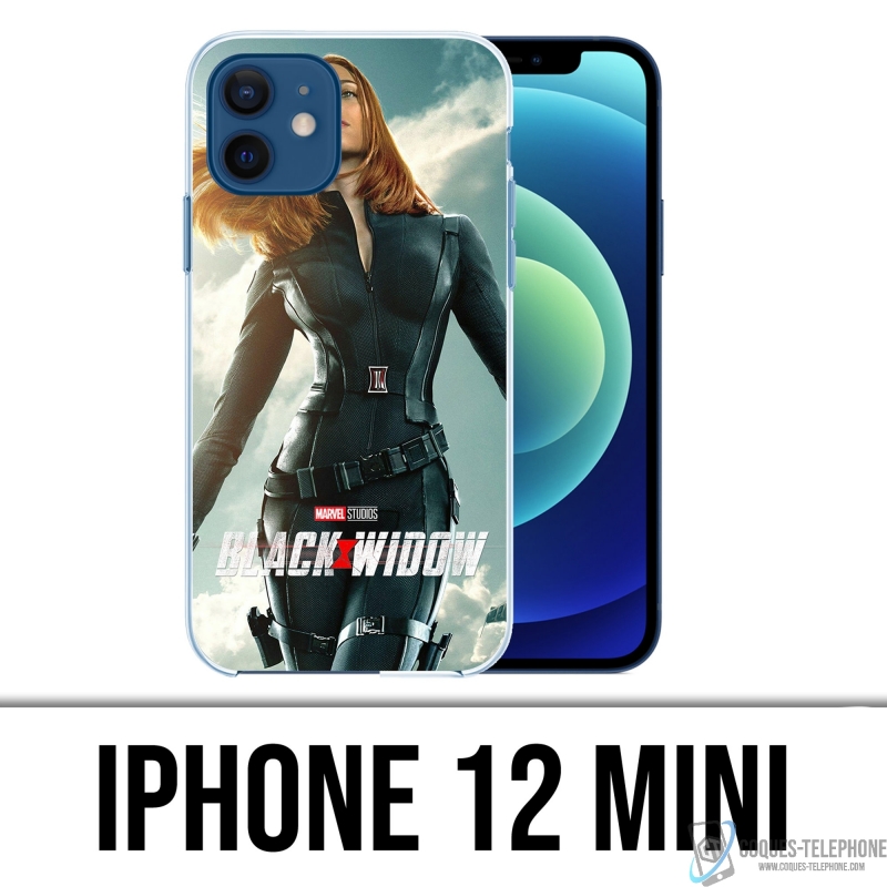 Custodia mini per iPhone 12 - Black Widow Movie