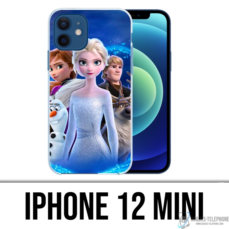 Custodia mini per iPhone 12 - Frozen 2 caratteri