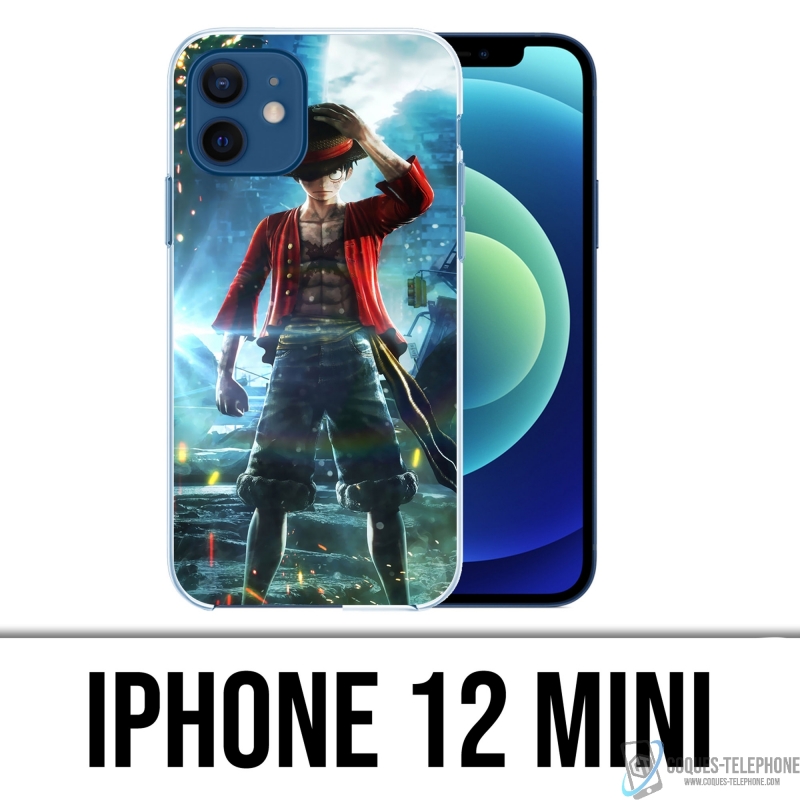 Coque iPhone 12 mini - One Piece Luffy Jump Force