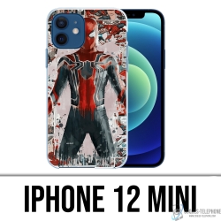 Custodia mini per iPhone 12 - Spiderman Comics Splash