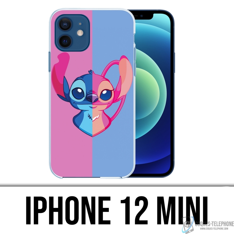 Custodia mini per iPhone 12 - Stitch Angel Heart Split