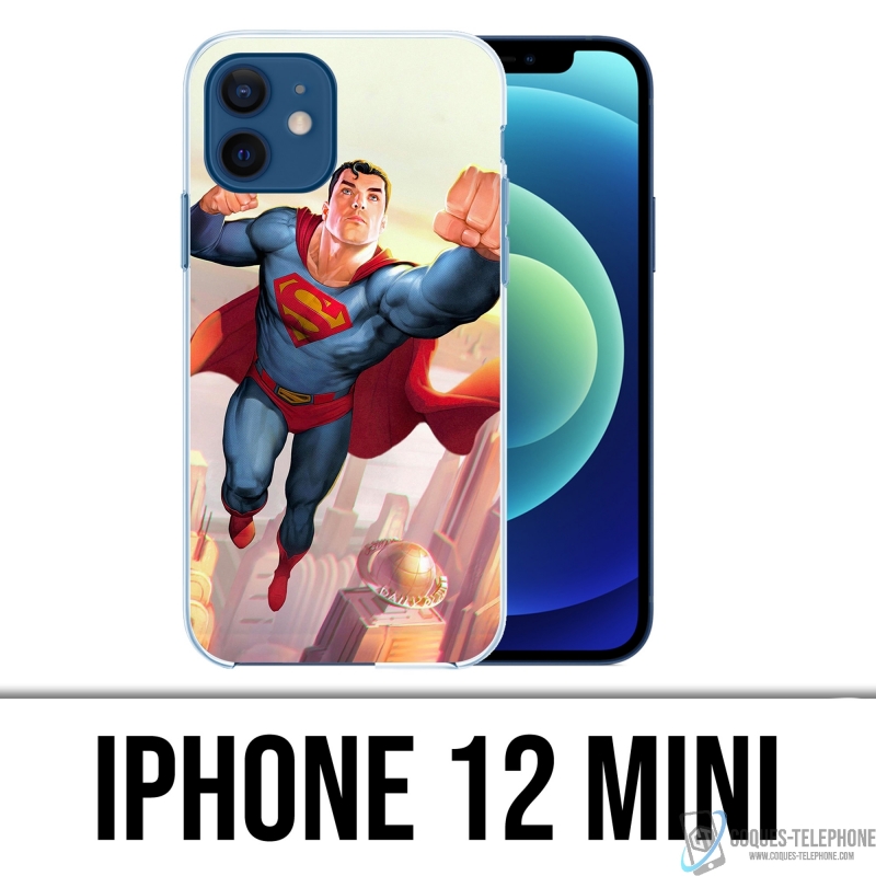 Coque iPhone 12 mini - Superman Man Of Tomorrow