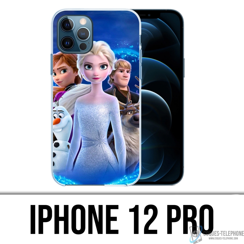 Coque iPhone 12 Pro - La Reine Des Neiges 2 Personnages