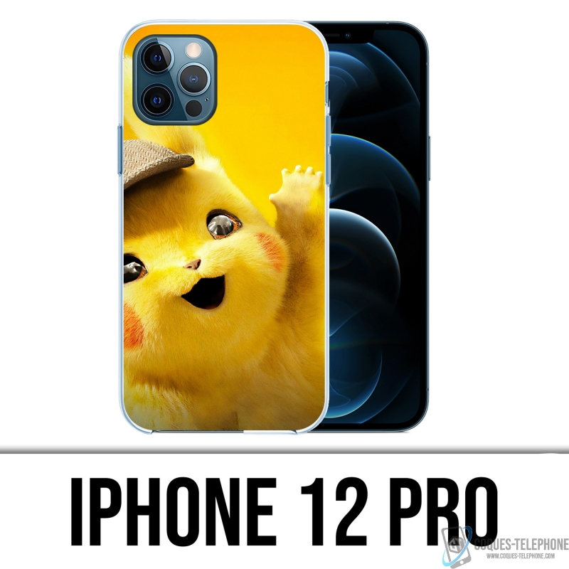 Funda para iPhone 12 Pro - Pikachu Detective