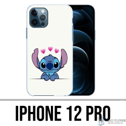 Coque iPhone 12 Pro - Stitch Amoureux