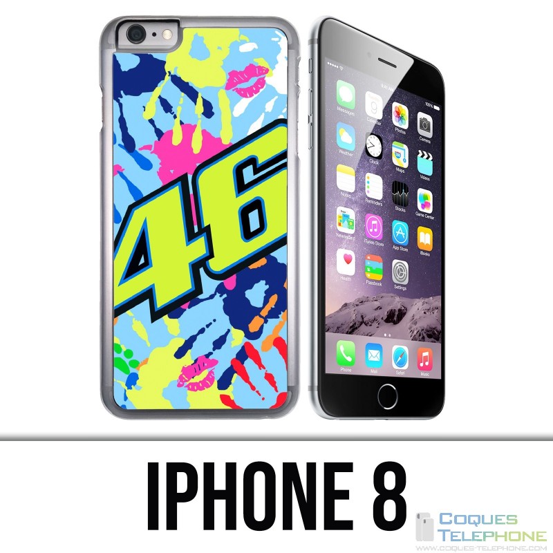 Coque iPhone 8 - Motogp Rossi Misano