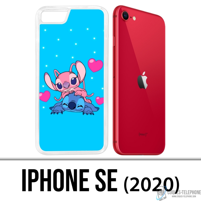 Carcasa para iPhone SE 2020 - Stitch Angel Love