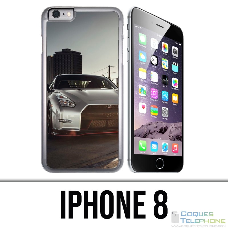 Coque iPhone 8 - Nissan Gtr Black