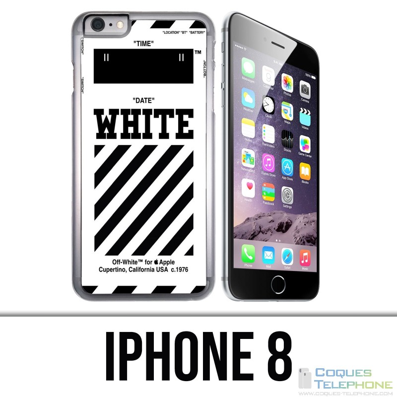 Coque iPhone 8 - Off White Blanc