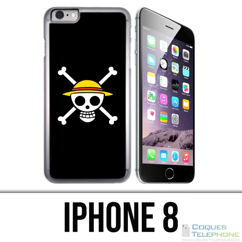 Custodia per iPhone 8 - One Piece Logo Name