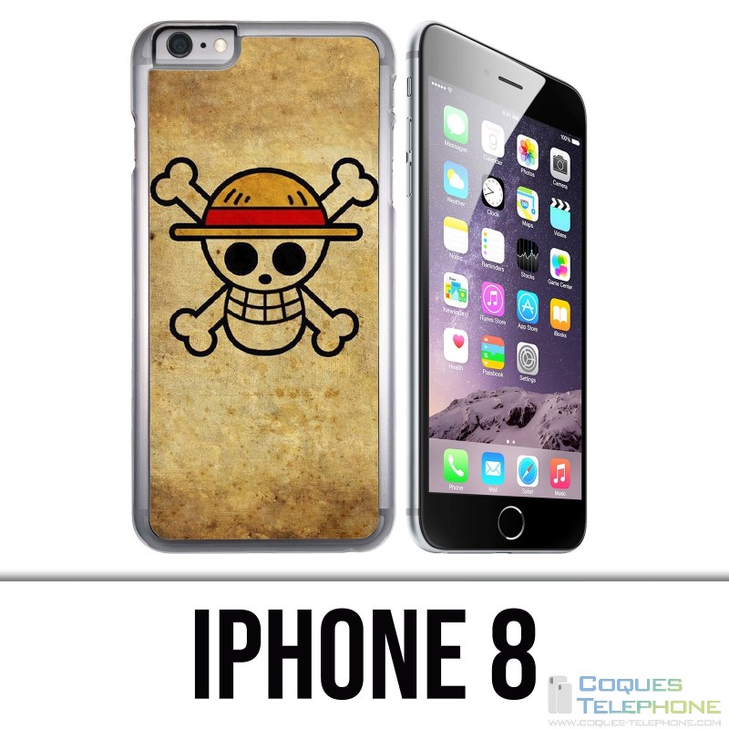 Custodia per iPhone 8 - One Piece Logo vintage