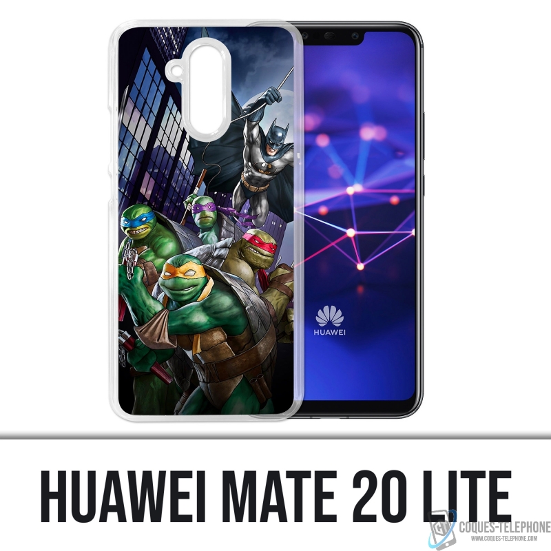 Coque Huawei Mate 20 Lite - Batman Vs Tortues Ninja