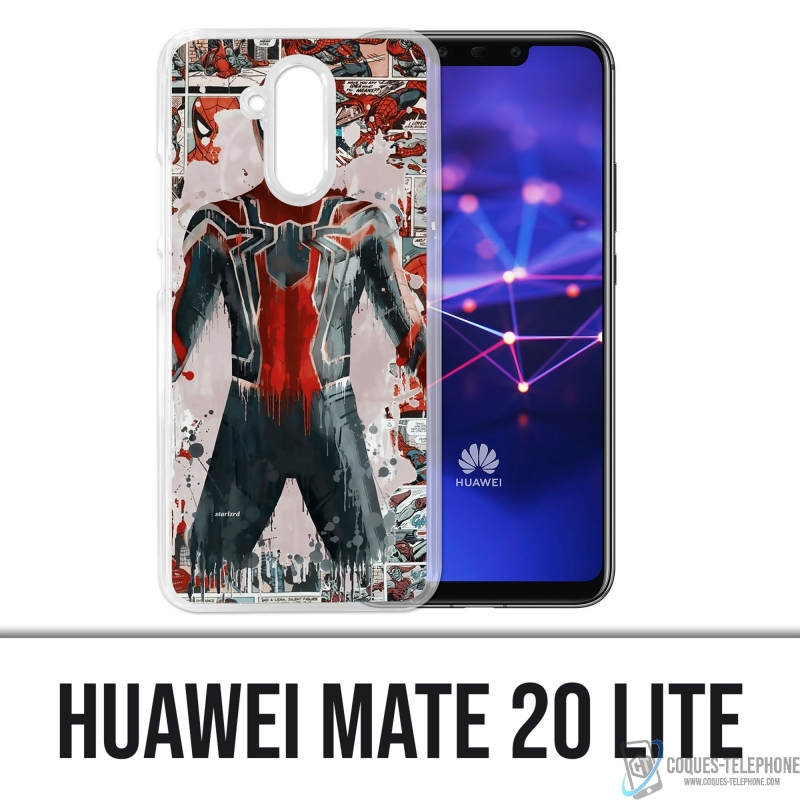 Coque Huawei Mate 20 Lite - Spiderman Comics Splash