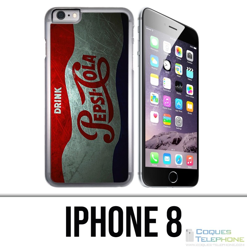 Custodia per iPhone 8 - Vintage Pepsi