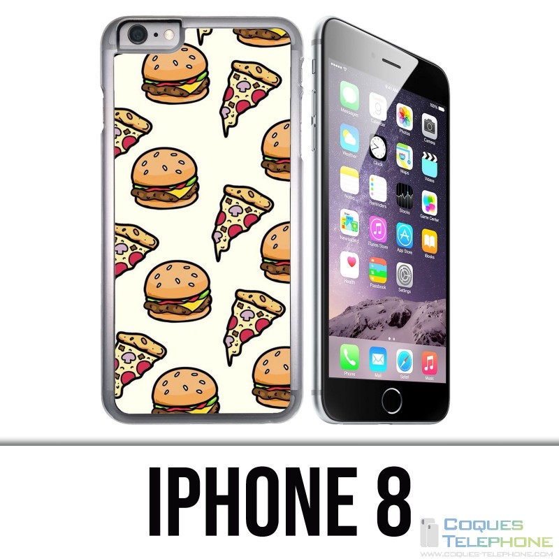 Coque iPhone 8 - Pizza Burger