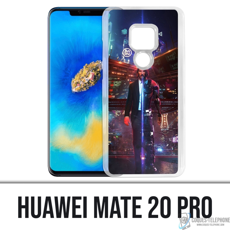 Funda Huawei Mate 20 Pro - John Wick X Cyberpunk