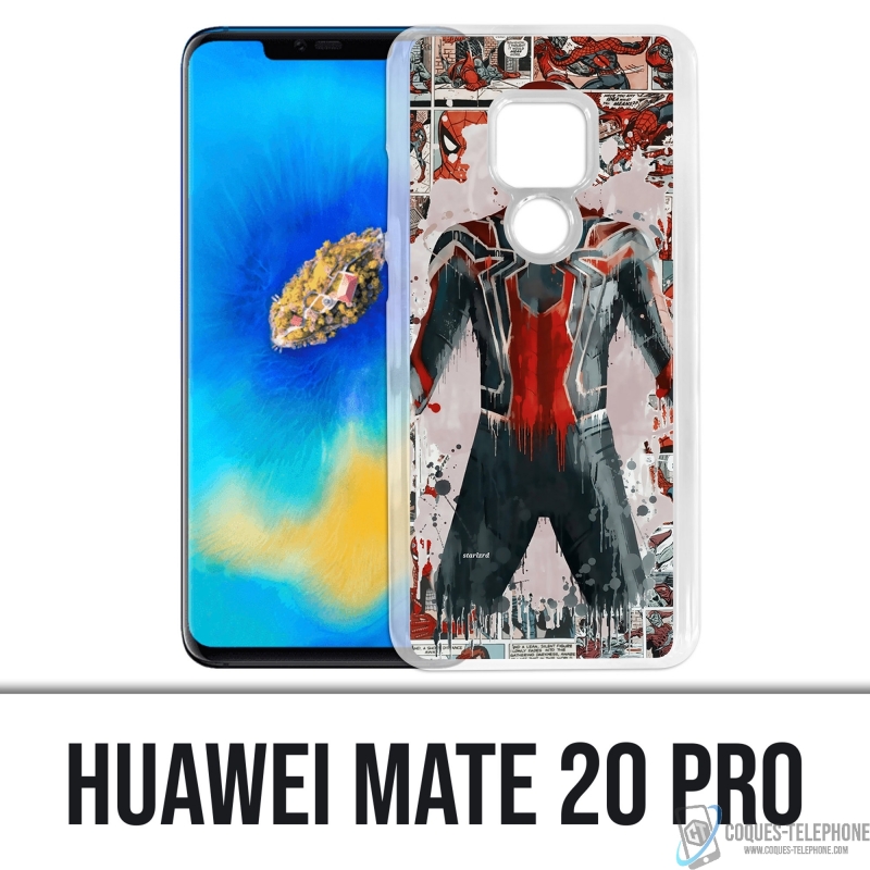 Coque Huawei Mate 20 Pro - Spiderman Comics Splash