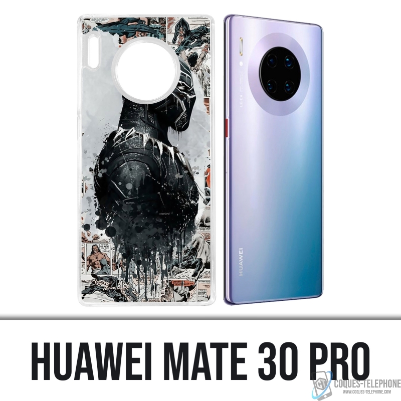 Huawei Mate 30 Pro Case - Black Panther Comics Splash