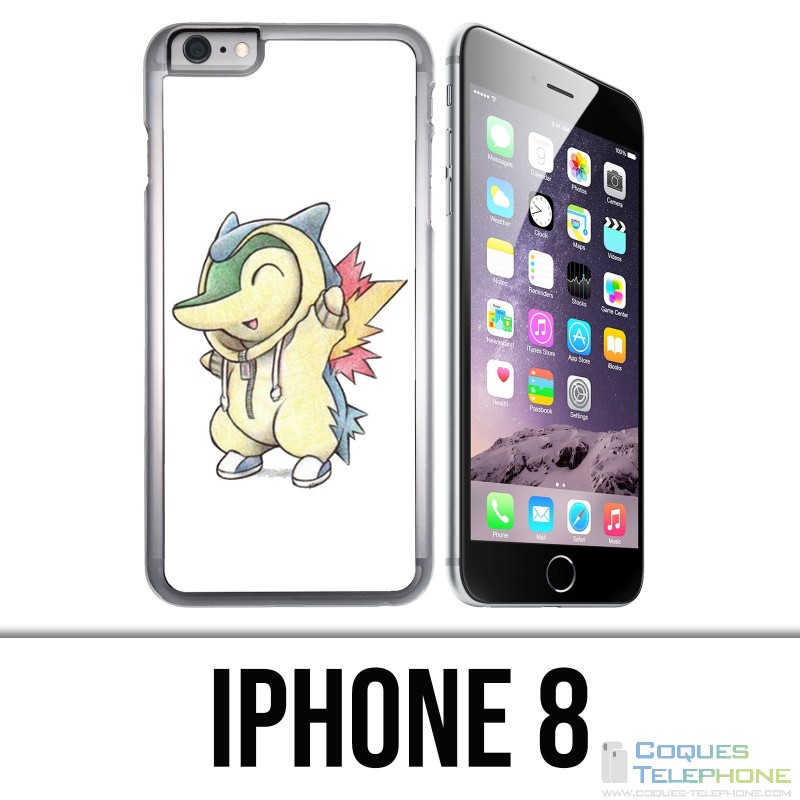 Coque iPhone 8 - Pokémon bébé héricendre