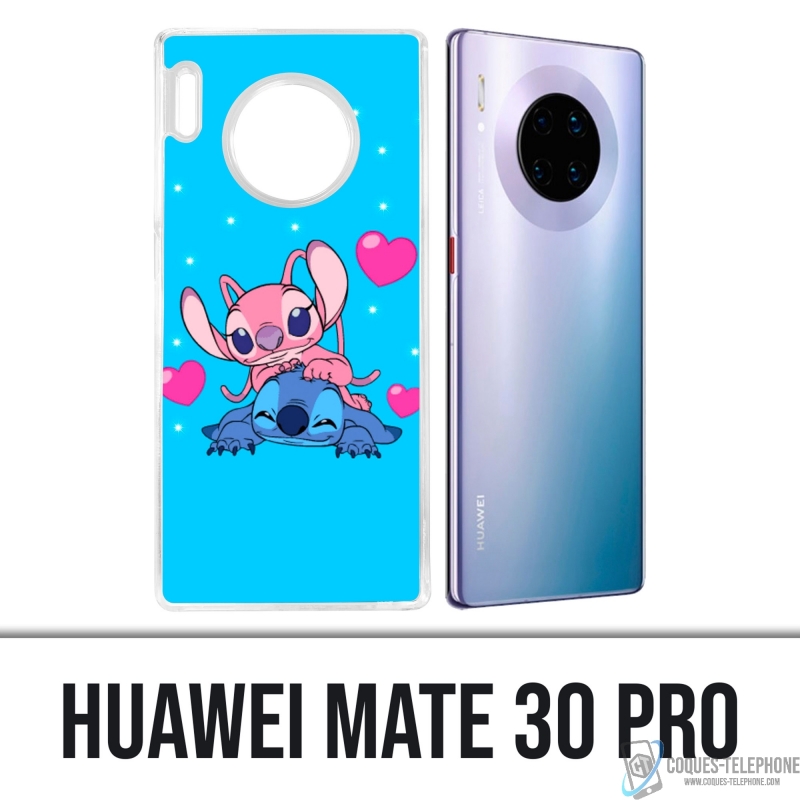 Custodia per Huawei Mate 30 Pro - Stitch Angel Love