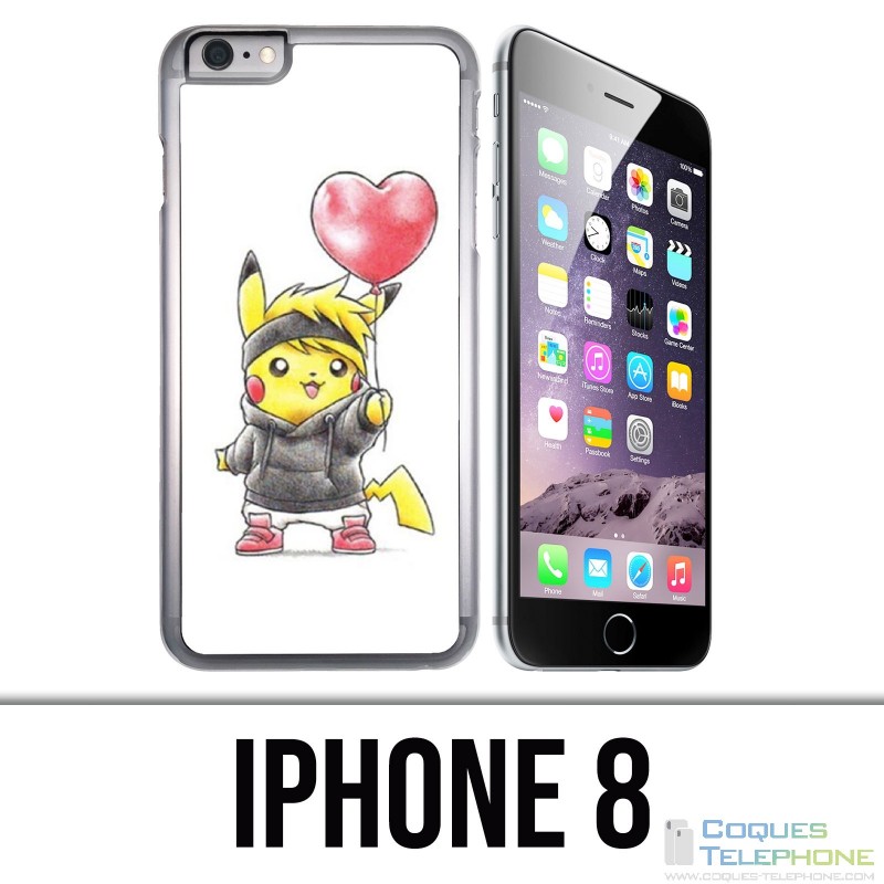 Custodia per iPhone 8: Pokémon baby Pikachu