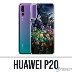 Custodia Huawei P20 - Batman Vs Teenage Mutant Ninja Turtles