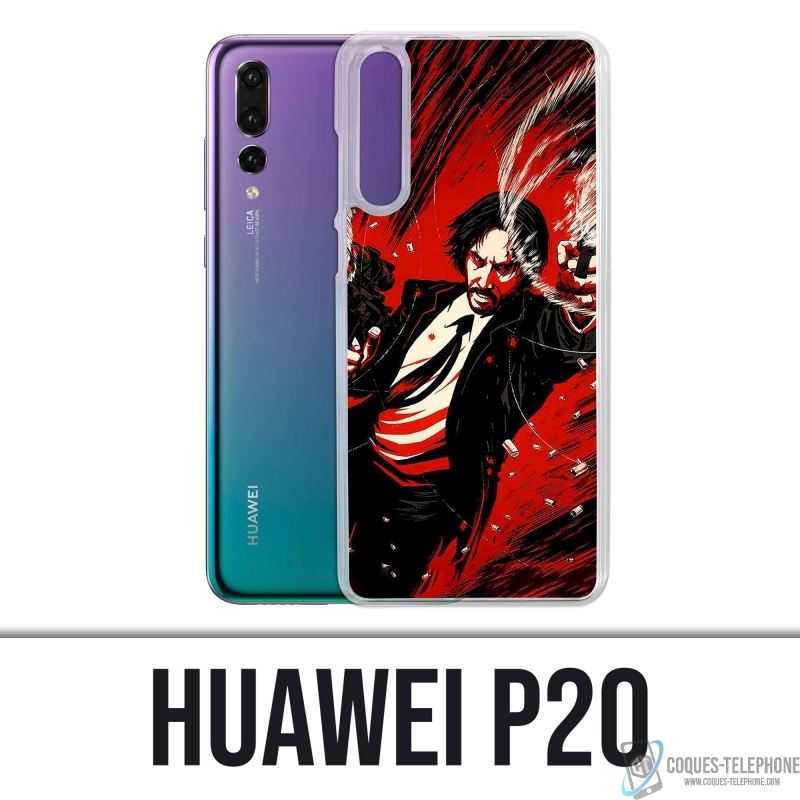 Coque Huawei P20 - John Wick Comics