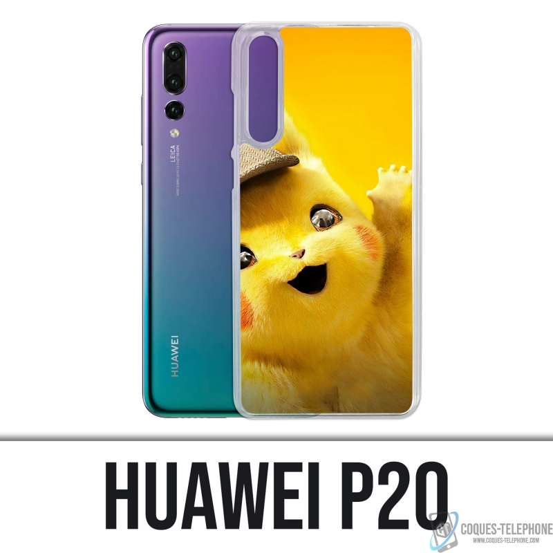 Coque Huawei P20 - Pikachu Detective