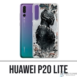 Coque Huawei P20 Lite - Black Panther Comics Splash