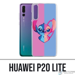 Custodia per Huawei P20 Lite - Stitch Angel Heart Split