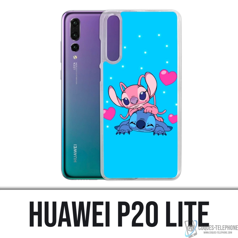 Coque Huawei P20 Lite - Stitch Angel Love