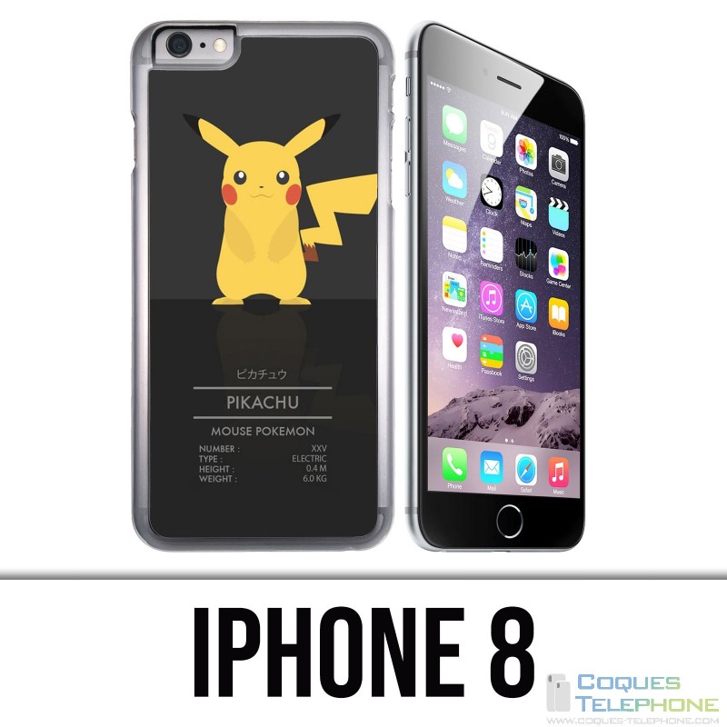 Funda iPhone 8 - Pokémon Pikachu